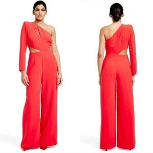 Sergio Hudson x Target Women's One Shoulder Cut-Out Jumpsuit Size Small